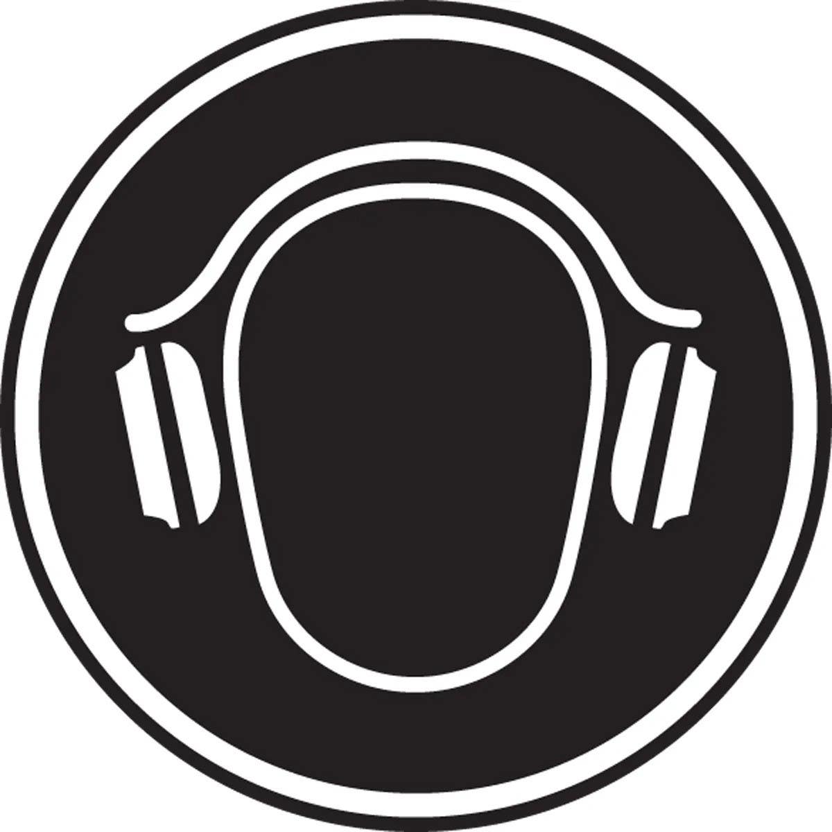 AccuformNMC MPCS5 CSA Pictograms Sign, Hearing Protection Required (Graphic)