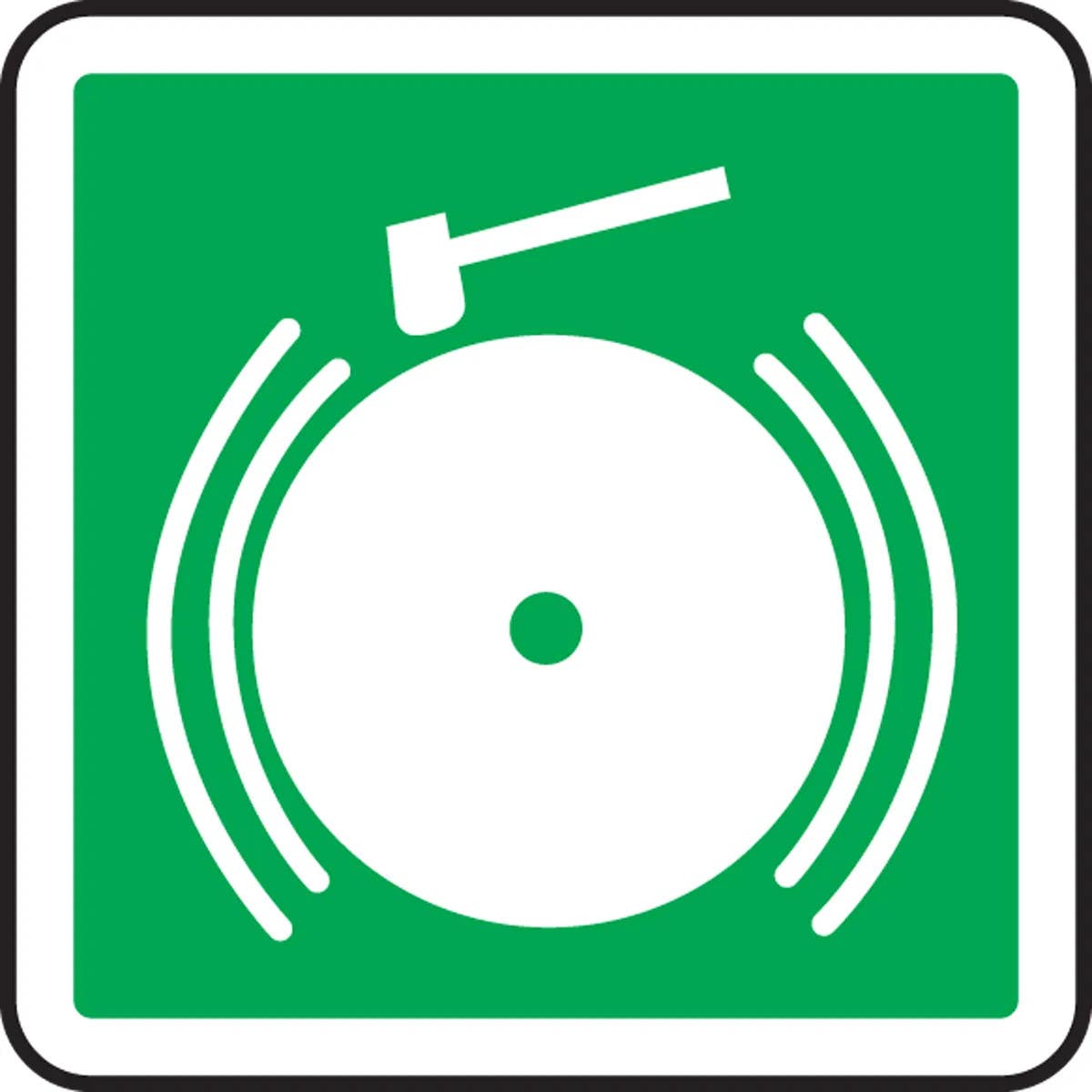 AccuformNMC MPCS5 CSA Pictograms Sign, Emergency Alarm (Graphic)