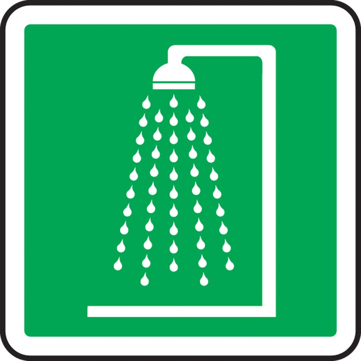 AccuformNMC MPCS5 CSA Pictograms Sign, Emergency Shower (Graphic)
