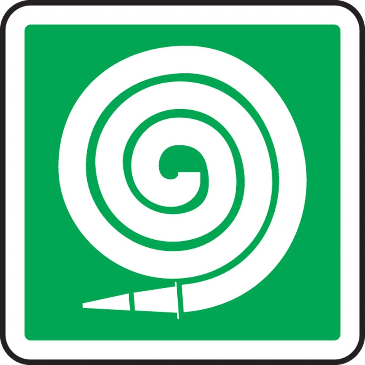 AccuformNMC MPCS5 CSA Pictograms Sign, Fire Hose (Graphic)