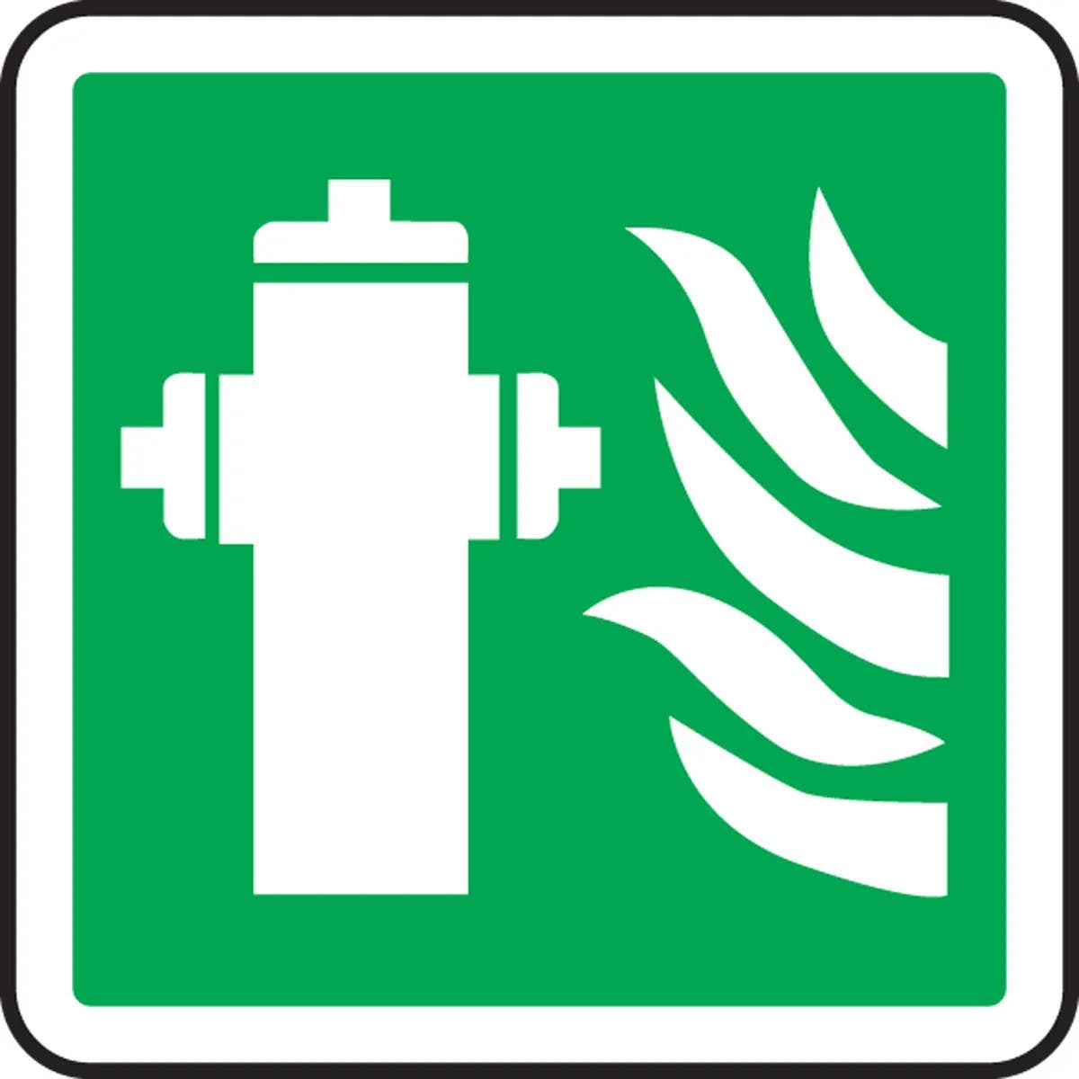 AccuformNMC MPCS5 CSA Pictograms Sign, Fire Hydrant (Graphic)