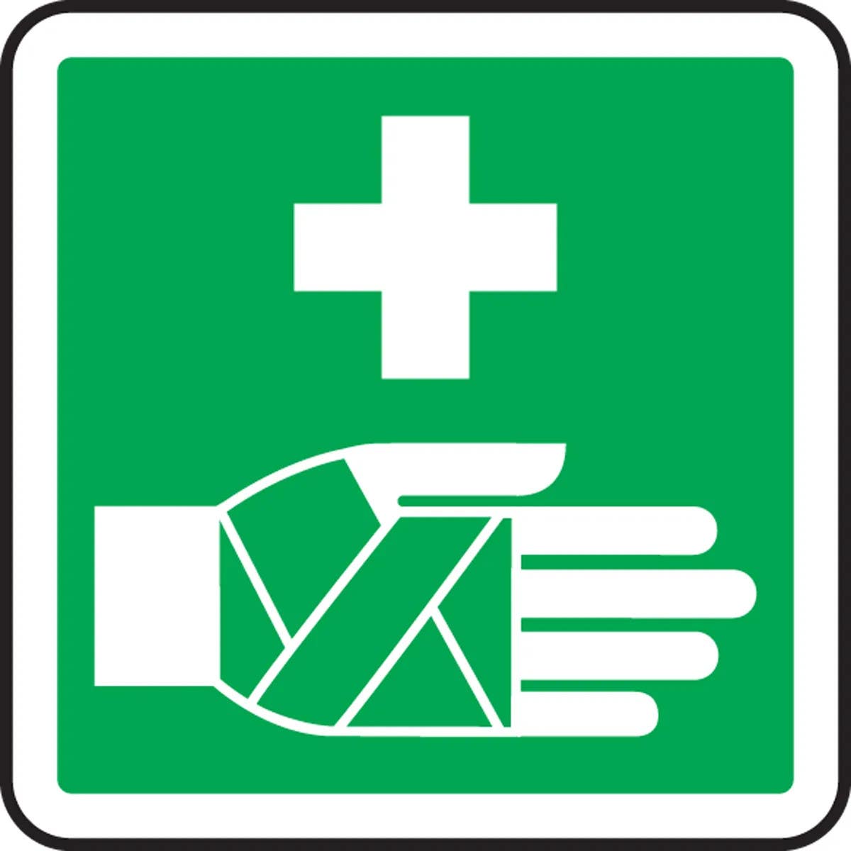 AccuformNMC MPCS5 CSA Pictograms Sign, First Aid (Graphic)