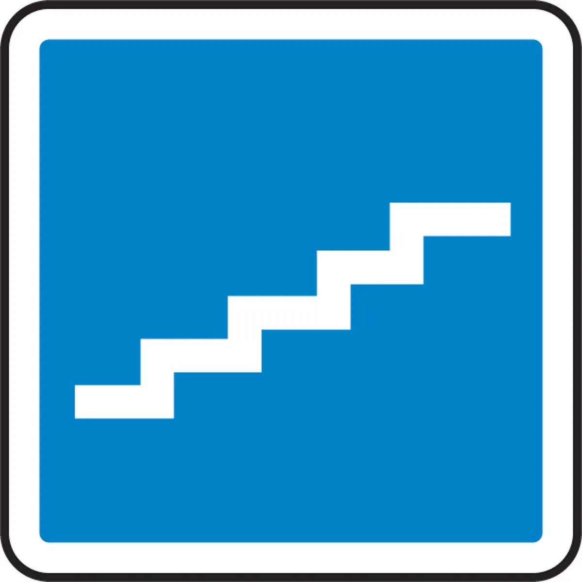 AccuformNMC MPCS5 CSA Pictograms Sign, Stairs (Graphic)