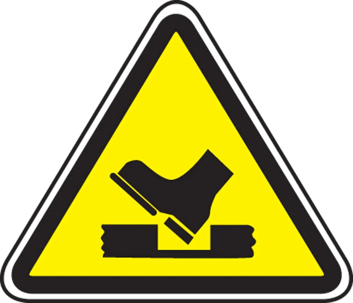 AccuformNMC MPCS6 CSA Pictograms Sign, Tripping Hazard (Graphic)