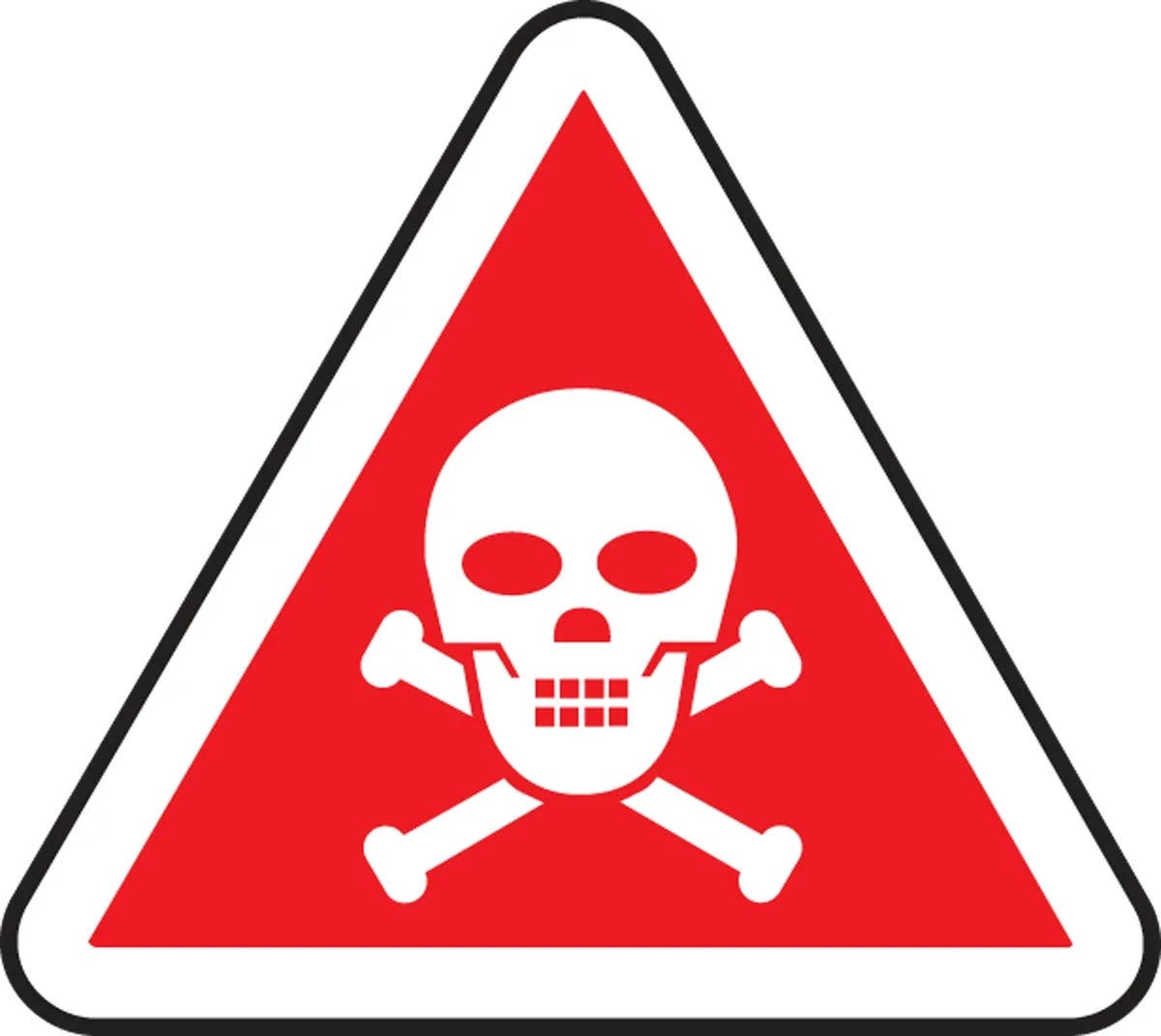 AccuformNMC MPCS6 CSA Pictograms Sign, Poison (Graphic)