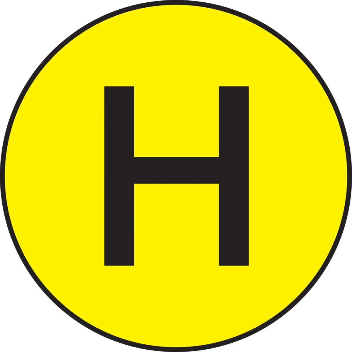 AccuformNMC MPG6 Chemical Agent Symbols, H