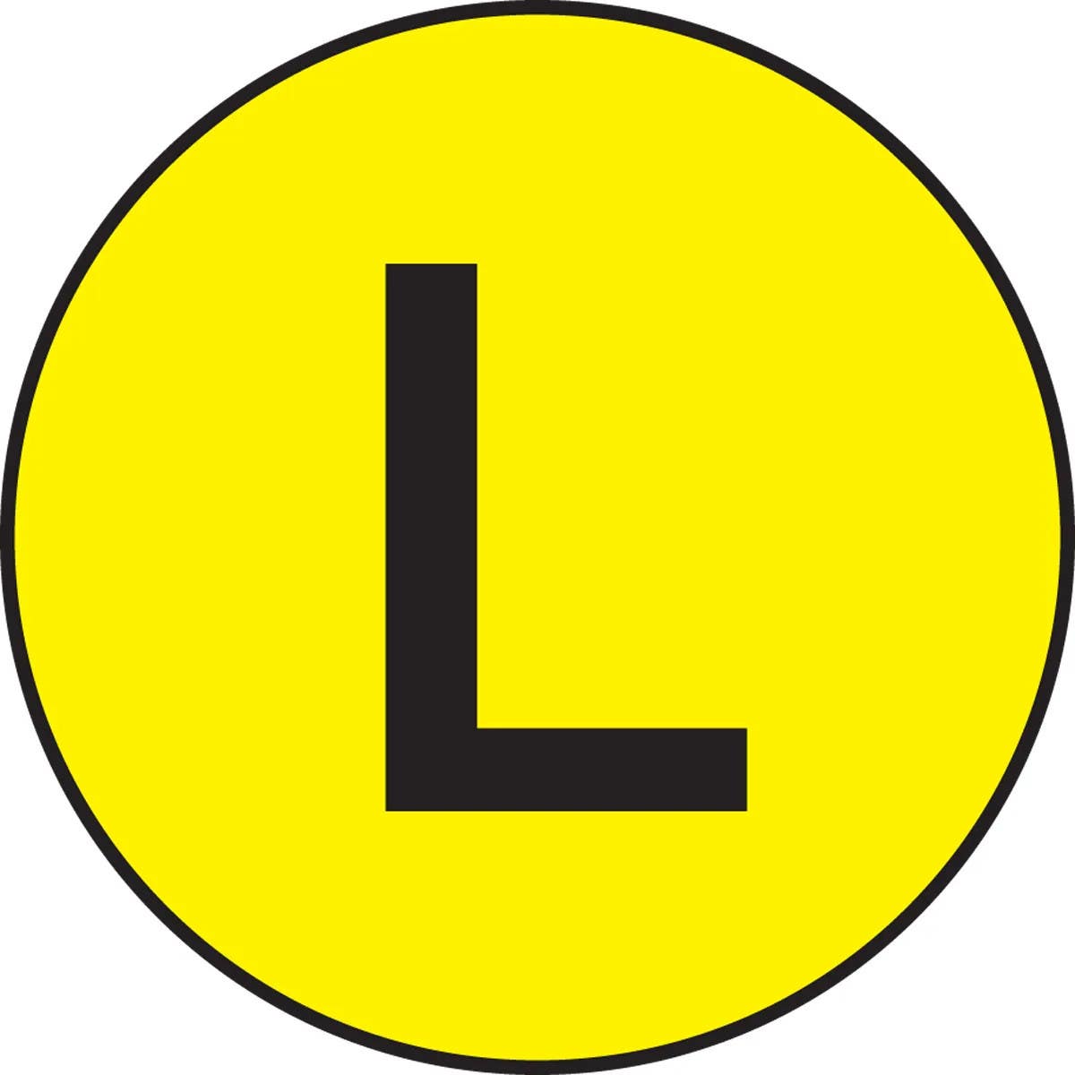 AccuformNMC MPG6 Chemical Agent Symbols, L