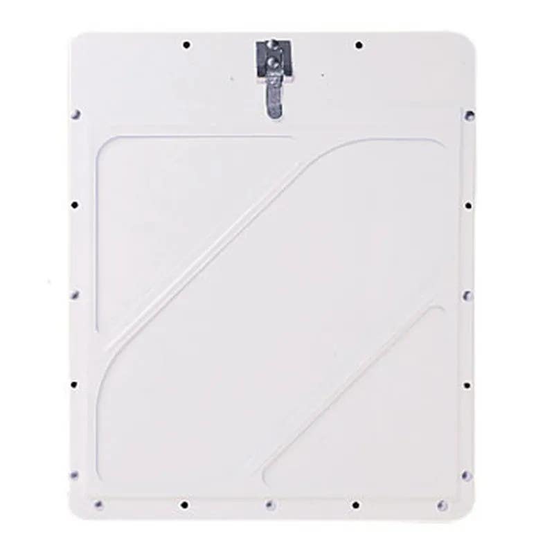 AccuformNMC MPL912 Placard Holder, White Aluminum, 11-7/8" H x 13-3/4" W x 3/16" D