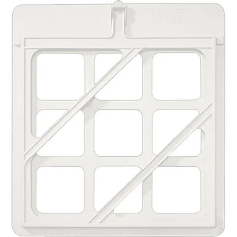 AccuformNMC MPL929 Placard Holder, White Polycarbonate, 12-1/2" H x 14" W x 3/8" D