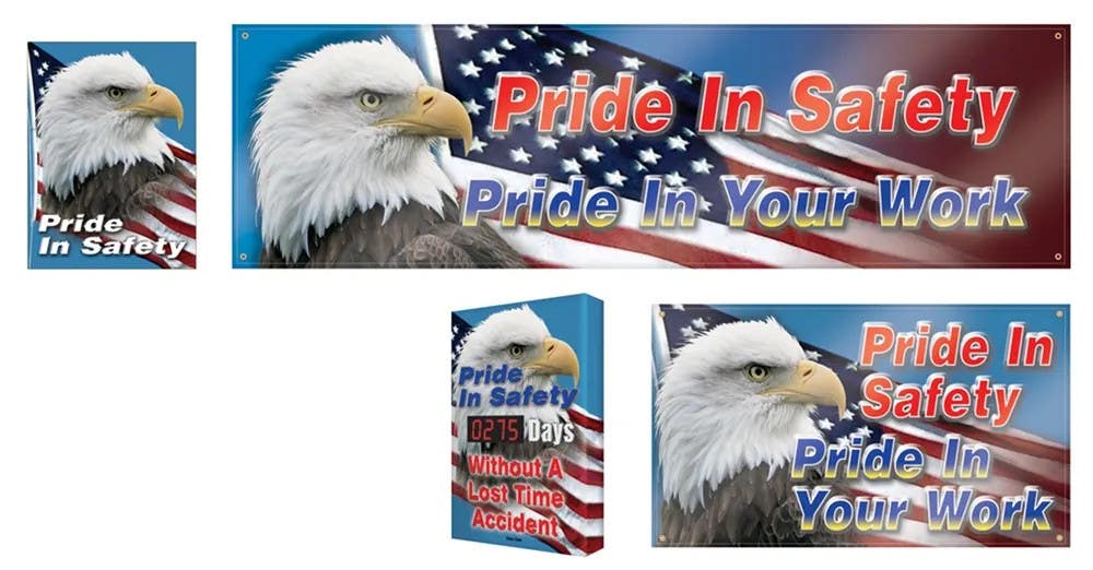 AccuformNMC MSK408 Safety Awareness Kit, Pride In Safety Pride In Your Work