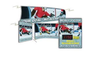 AccuformNMC MSK424 Safety Campaign Kit, Our Goal - No Accidents