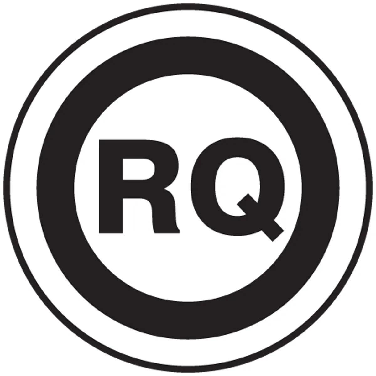 AccuformNMC MSL229 ORM-D Shipping Label, Reportable Quantity, Adhesive Coated Paper, 1-1/2", 500/Roll