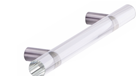 Schwinn Hardware 44537 Pull, Finish-Brushed Stainless Steel, Clear