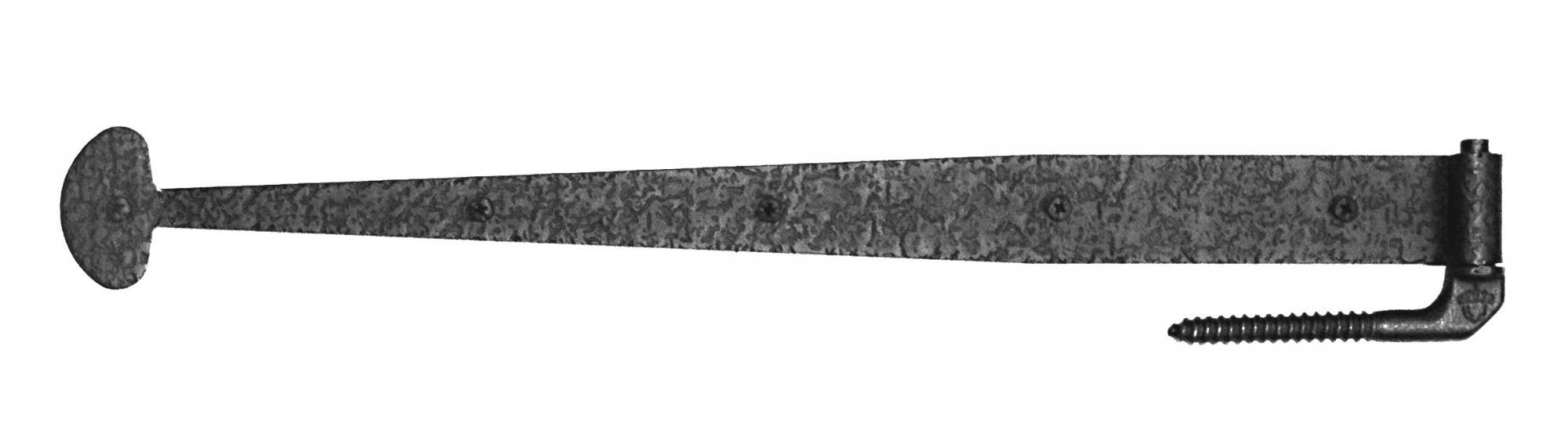 Acorn RIRBP 15-5/8" Rough Bean Gate Strap Hinge & Pintle