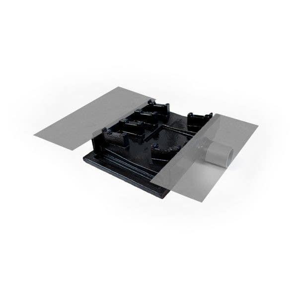 QM Drain 55.500.SOD.05 Invisible Modular Outdoor Side Outlet Drain