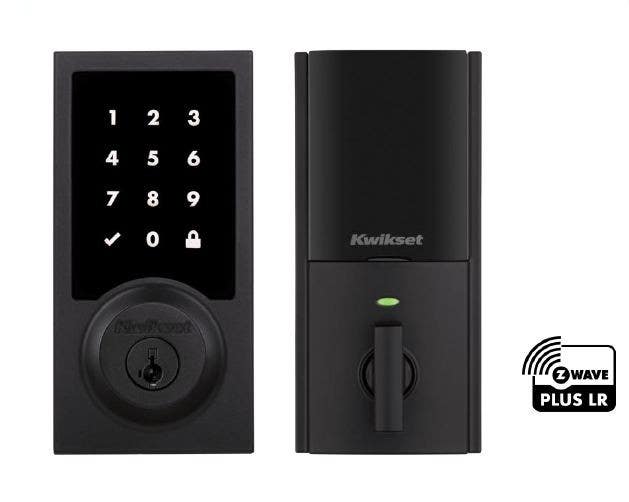 Kwikset 918 CNT ZW700 Home Connect Contemporary Keypad Connected Smart Lock with Z-Wave Technology