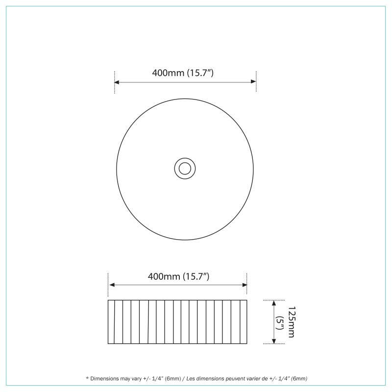 Bain Signature Penelope Grooved Ceramic Sink