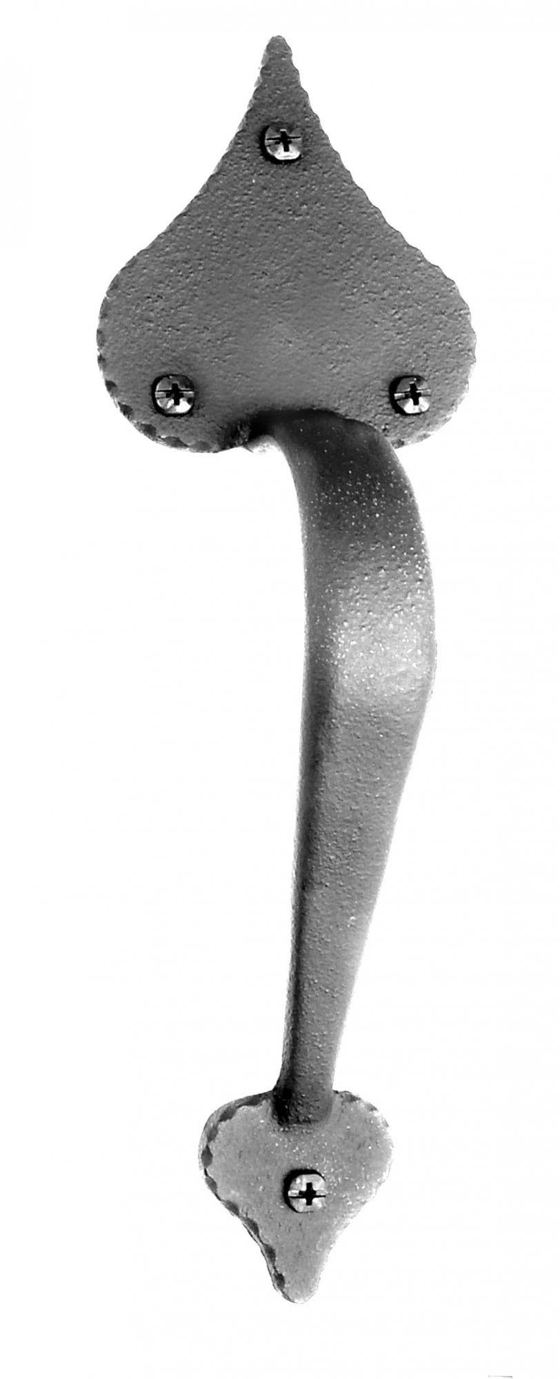 Acorn RPKBP 11" Cast Rough Heart Door Pull For Predilled Door