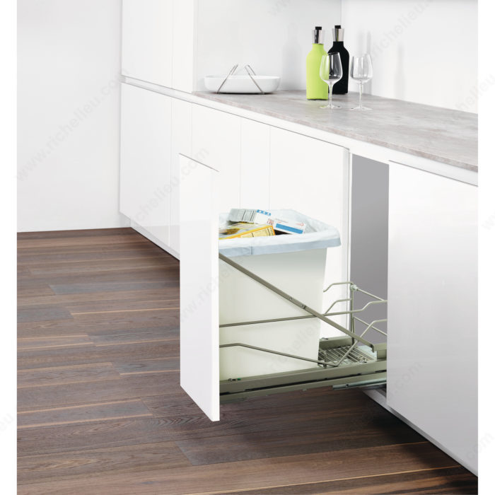 Richelieu WEBKIT12 K-Waste Recycling Center - Champagne Frame