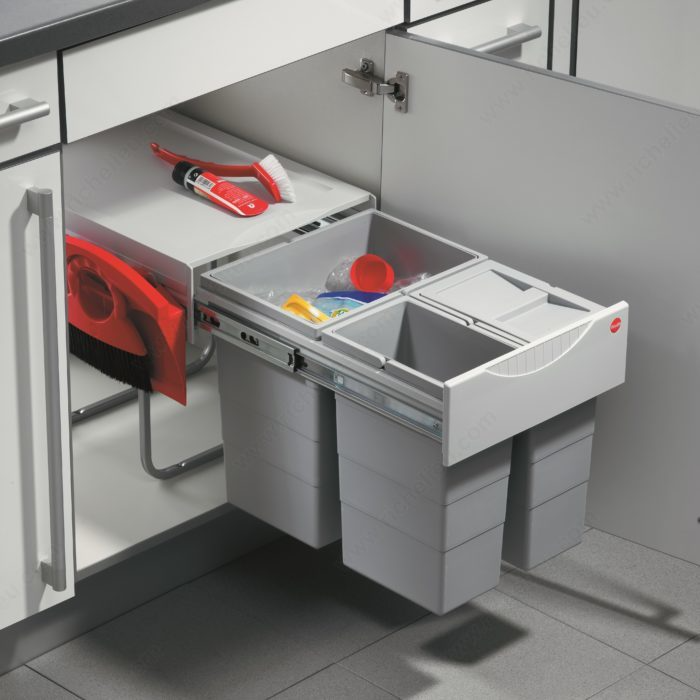 Richelieu 3642100 Tandem Triple Recycling Center - 18 L + 2 x 8.5 L