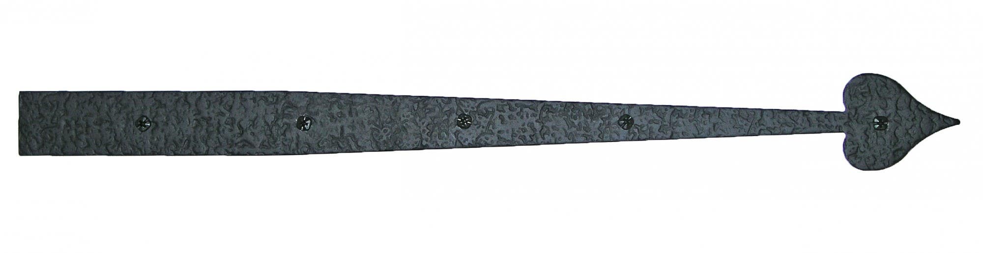 Acorn RQ1BP 22-1/4" Heart Rough Aluminum Dummy Strap