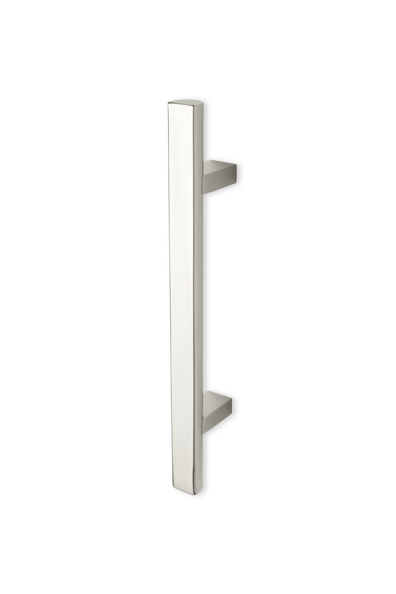 Rockwood RM4260 SkewTek Stainless Steel Straight Door Pull w/ Rectangular Posts