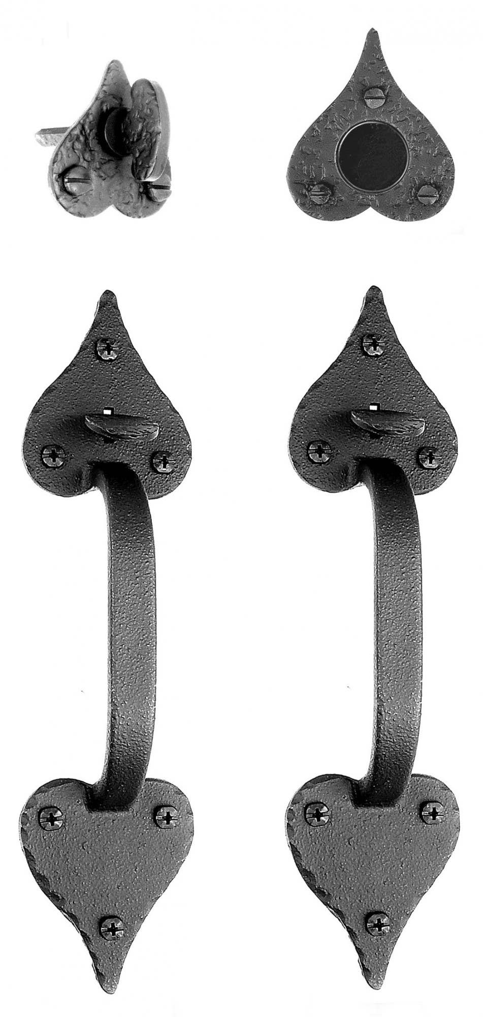 Acorn RT3BD Cast Large Heart Double Handle Dummy Set