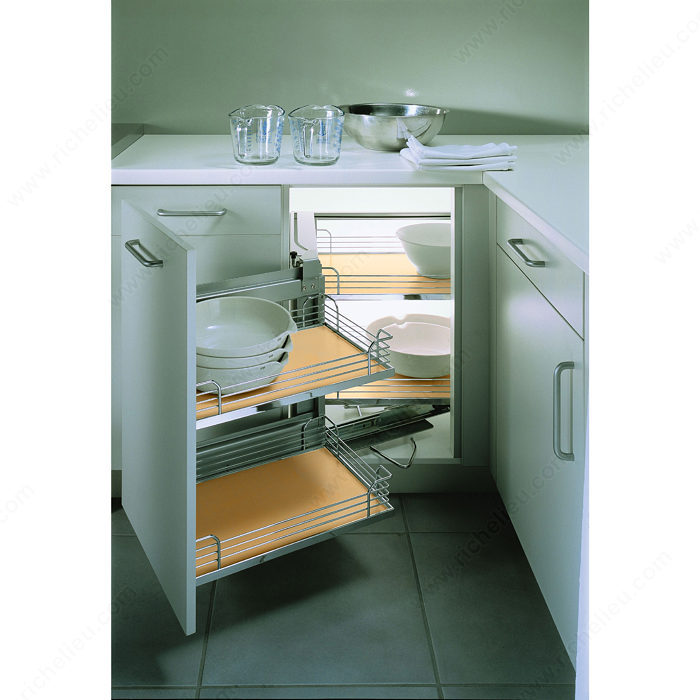 Richelieu WEBKIT100835 Magic Corner Set with Maple Arena Basket