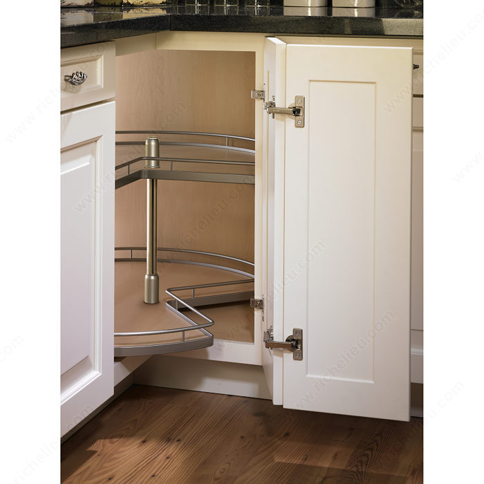 Richelieu WEBKIT10040 Arena US Pole-Mounted Kidney Lazy Susan Set