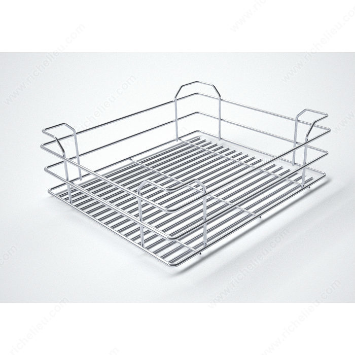 Richelieu 2053140 Set of 4 Chrome Wire Baskets for Smart Corner