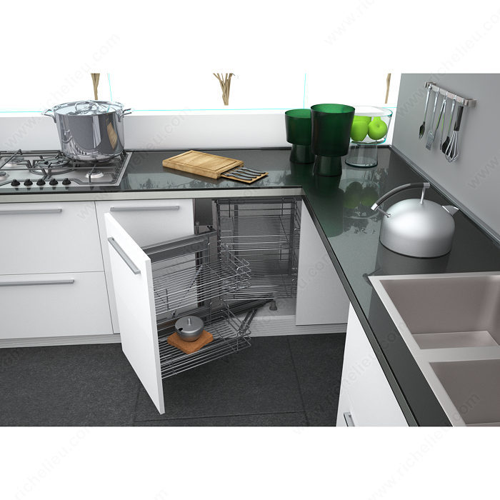 Richelieu 203503100 Smart Corner III Frame, Left Opening