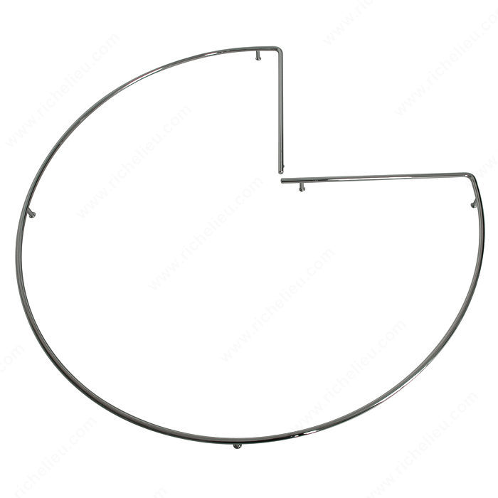 Richelieu 6735140 3/4 Railing for Kidney Shape Lazy Susan