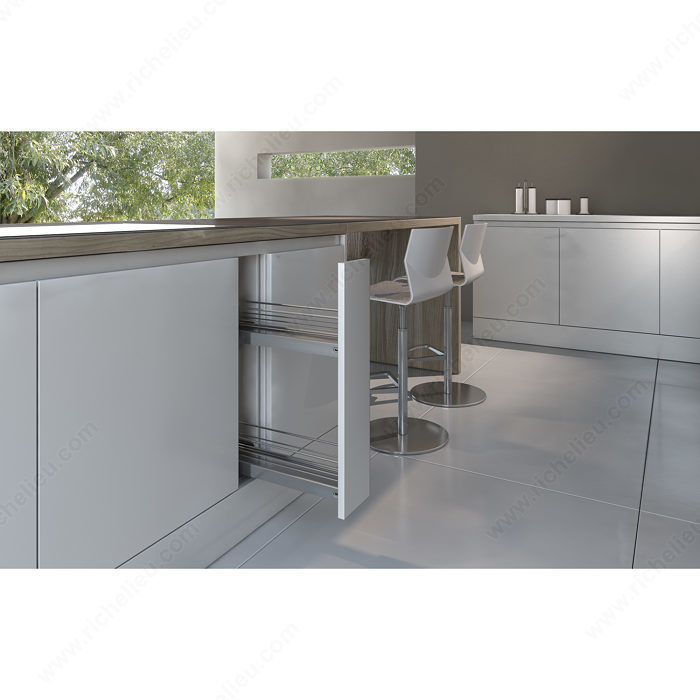 Richelieu Narrow Sliding Basket interior Required Width - Min. 112 mm