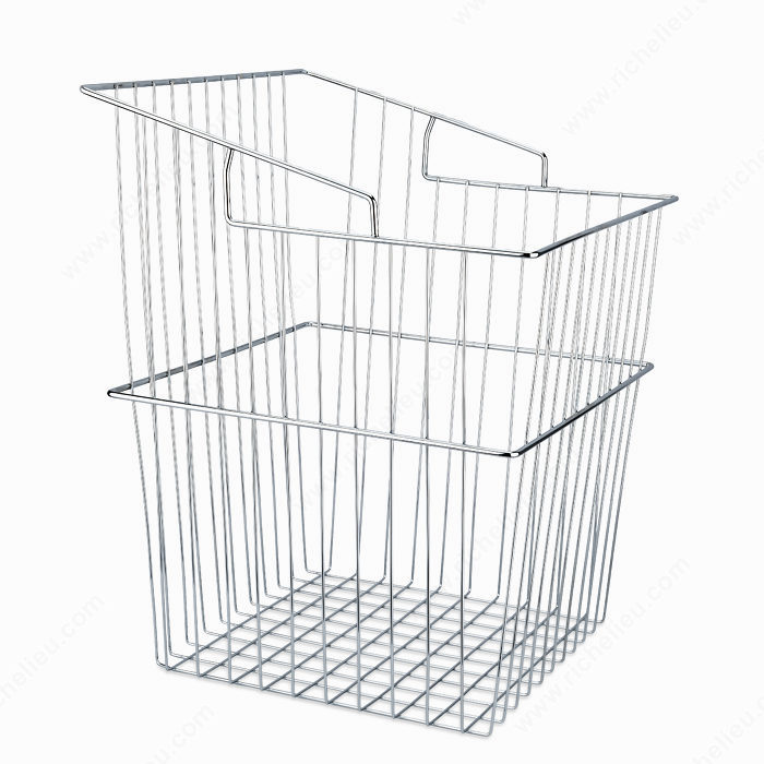 Richelieu KS244 Chrome Tilt Hamper Basket