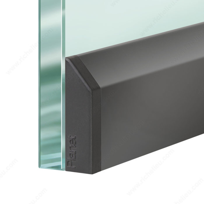 Richelieu 38096SM KG-SM-Set Narrow Drop-Down Door Seal