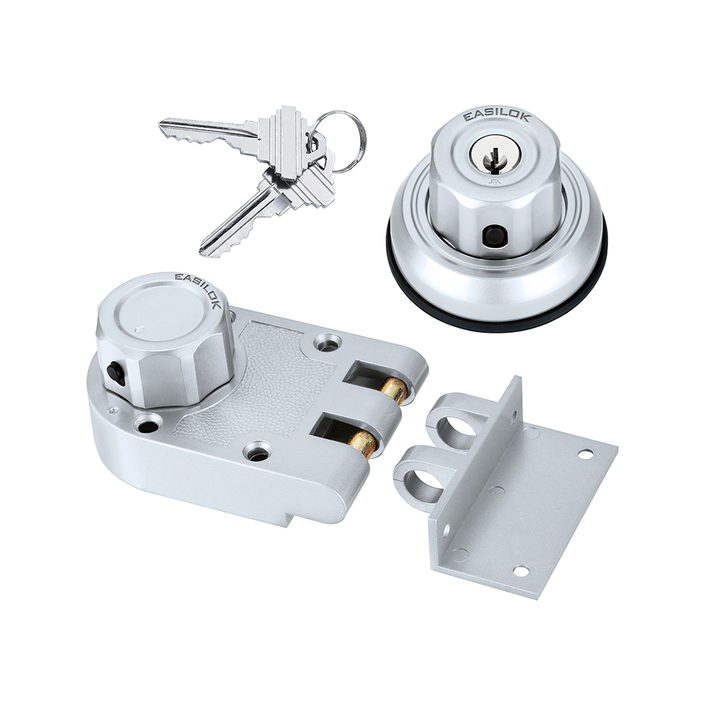 Easilok E9 Jimmy Proof Lock Keyless With Anti-Mislock Button & Unpickable Night Latch Built-In, Function-Twist-to-Lock