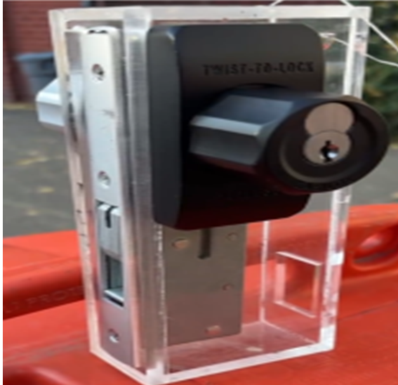 Easilok SM12 Mechanism Based Locking Keyless With Small Format Interchangeable Core