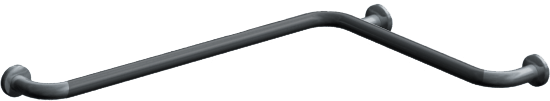 ASI 10-3456 Exposed Flange Horizontal Grab Bar, (1-1/4" Outer Diameter)