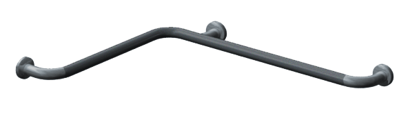 ASI 10-37 Snap Flange Horizontal Grab Bar (1-1/4" Outer Diameter)