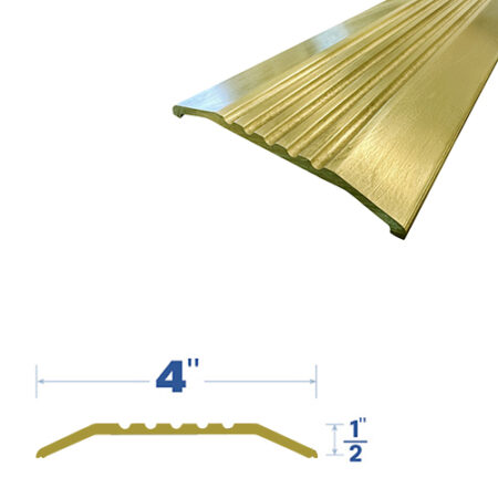 Legacy Manufacturing 3218BR Threshold (4" by 1/2" ), Finish-Architectural Bronze