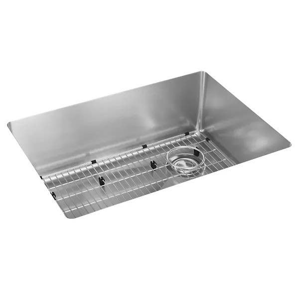 Elkay ECTRU24179RT Crosstown Stainless Steel Single Bowl Undermount Sink, L: 25-1/2" W: 18-1/2" H: 9"