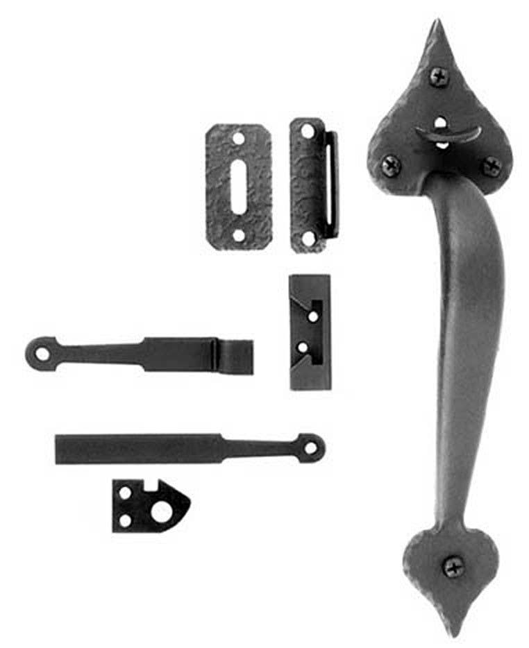 Acorn RUIBI Heart Handle Rim Latch - Up to 4" Gate