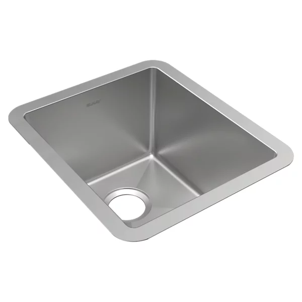 Elkay EFRU131610T Crosstown Stainless Steel Single Bowl Undermount Sink, L: 16" W: 18-1/2" H: 10"