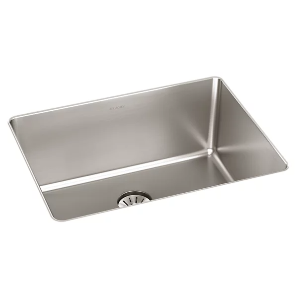 Elkay ELUHH2115TPD Lustertone Iconix Stainless Steel, 23-1/2" x 18-1/4" Single Bowl Undermount Sink w/ Perfect Drain