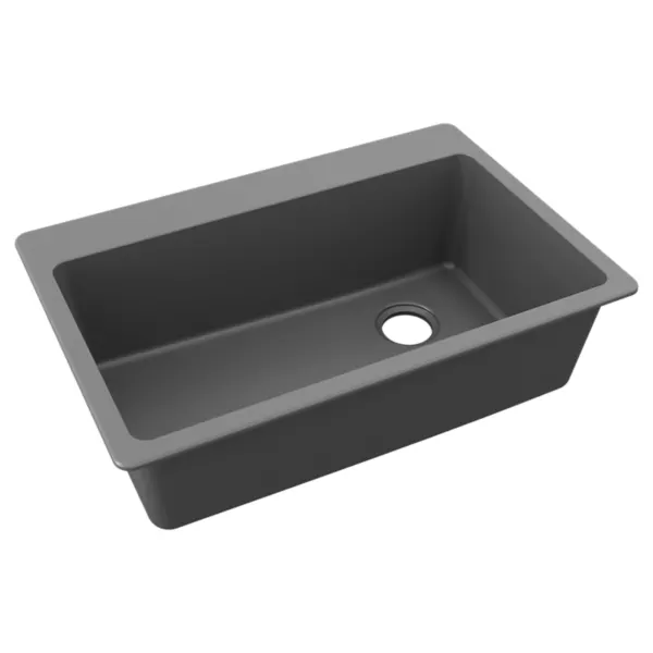 Elkay ELG13322 Quartz Classic 33" x 22" Single Bowl Drop-in Sink