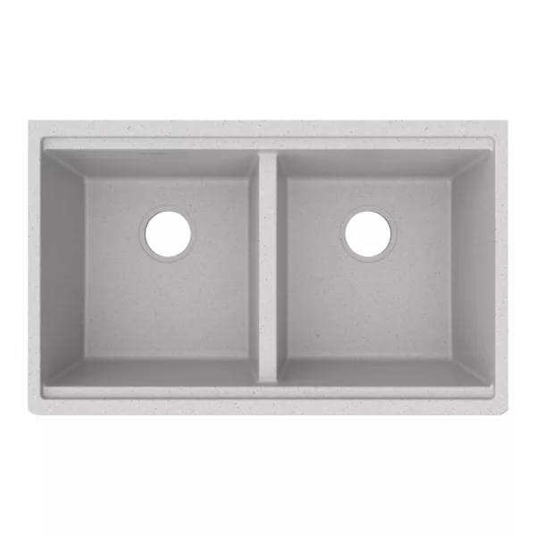 Elkay ELGU332 Quartz Classic 33" x 22" Equal Double Bowl Undermount Workstation Sink w/ Kit