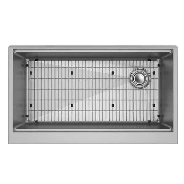 Elkay EFRUFF Crosstown Workstation Stainless Steel Single Bowl Farmhouse Sink w/ Kit