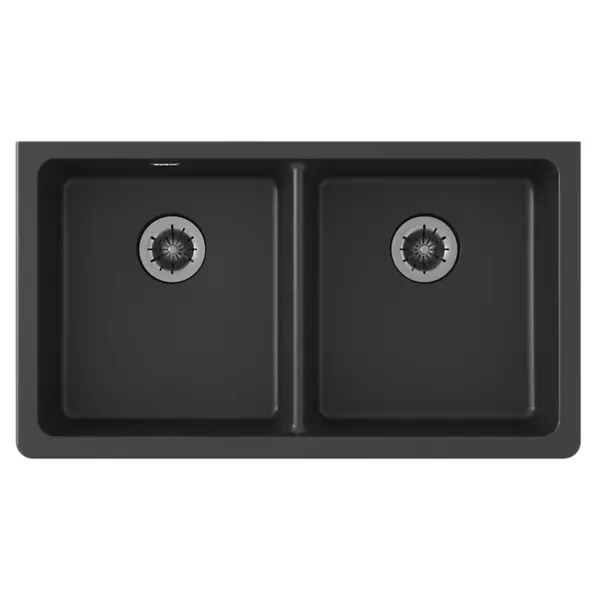 Elkay ELGUAD3319PD Quartz Classic 33" x 18-1/2" Double Bowl Undermount ADA Sink with Perfect Drain