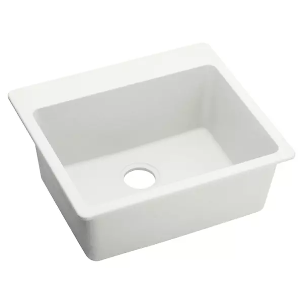 Elkay ELX2522 Quartz Luxe 25" x 22" x 9-1/2" Single Bowl Drop-in Sink