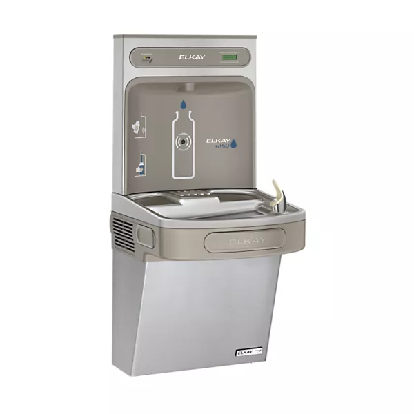 Elkay LZSG8WSSK ezH2O Bottle Filling Station & Single ADA Cooler High Efficiency Filtered Refrigerated Stainless
